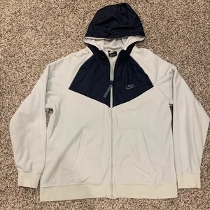 Nike Windrunner Fleece Hoodie Zip Up Jacket Size XL